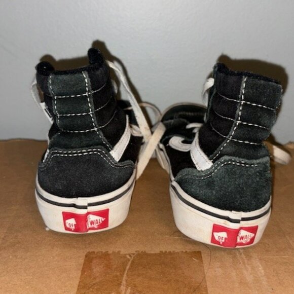 Kids Vans High Top Sneakers Size 1 - Picture 4 of 6